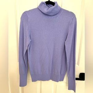 Ann Taylor Lavender Turtleneck Sweater. Size M.